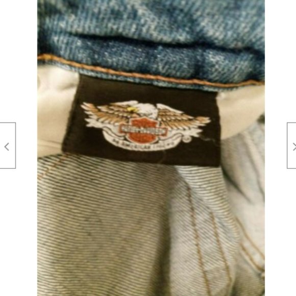 Harley Davidson Blue Jeans Women's Size 8 Regular Boot Cut Biker Denim HD - Picture 3 of 12